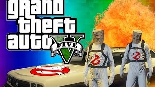 GTA 5: Fantasma da Mina? Ghostbusters Vs Ghostbusters ( Easter eggs, Susto, Piadas sem graça )