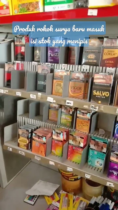 produk rokok Surya baru masuk isi stok yang menipis