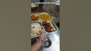 Lunch At kiit #hostellife #hostelmess #trending #shorts