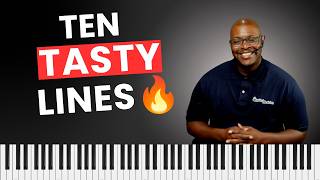 10 TASTY Lines Over Dominant Chords 🔥 | Gospel & Jazz Piano
