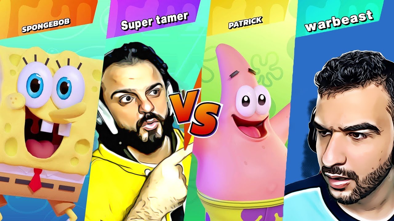 اقوى تحدي ضد وار بيست مع سبونج بوب وبسيط خناقه شوارع 😂🤣🔥