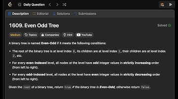 Even Odd Tree | Leetcode #1609 | C++ | Graph BFS | Lost _Code