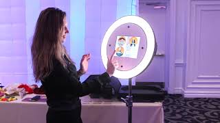 Ring Light Photo Booth,  iPad Slim Stand. Runs AC and battery power. screenshot 3