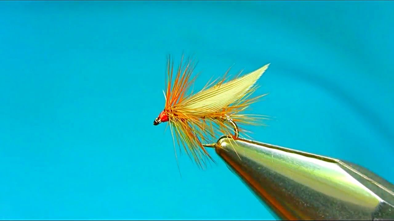 Fly Tying a Silver Sedge Dry Fly by Mak YouTube
