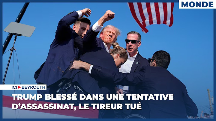 Blessé, Trump évacué d’un meeting après des détonations
