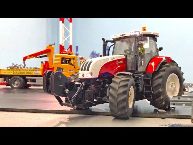 Tracteur steyr 6300 terrus cvt 1-16 (bruder) - Tecniba