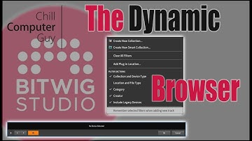 Bitwig Quick Tips: The Dynamic Browser