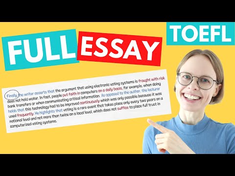 Video: ¿Cómo escribo escritura integrada en Toefl iBT?