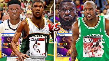 Youngest Player vs Oldest Player in EVERY NBA 2K!