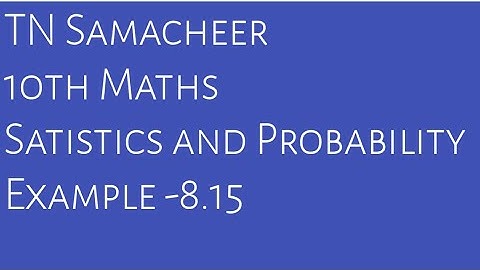 10th maths Example 8.15ll maths ll tamil