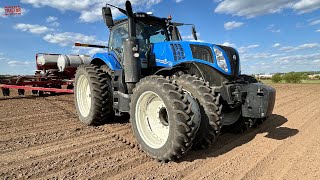 CASE New Holland Tractors Planting Corn