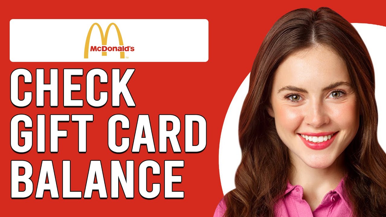 Check mcdonalds gift card balance discount