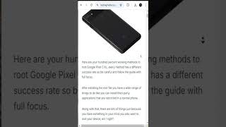 How To Root Google Pixel 3 – 4 100% Working Methods! #rootkit #tech #shorts