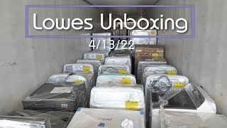 4/13/22 *Unboxing* Appliance Liquidation Truckload - Lowes SDR Program (Scratch/Dent + Returns)