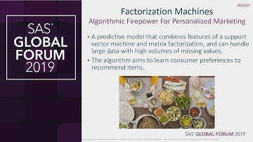 Factorization Machines, Visual Analytics, and Personalized Marketing