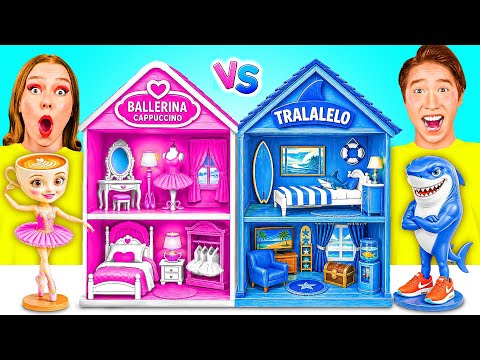 We Build Amazing House | Ballerina Cappuccina vs Tralalero Tralala