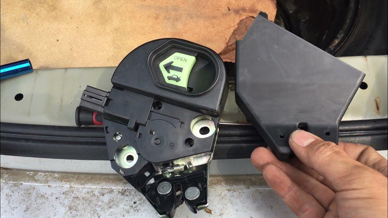 2008 - 2012 Honda Accord Trunk Latch Removal - YouTube