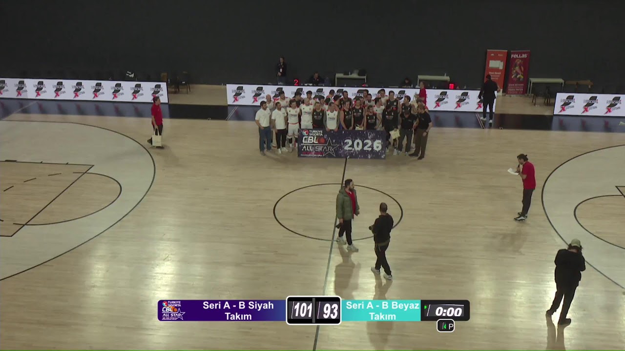 CBL 2026 All Star Seri A - B Siyah Takım - Seri A - B Beyaz Takım