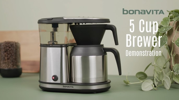 BONAVITA One-Touch Thermal Carafe Coffee Brewer (5-Cup) (120V) – Someware