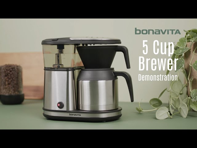 5-Cup One-Touch Thermal Carafe Coffee Brewer – Bonavita