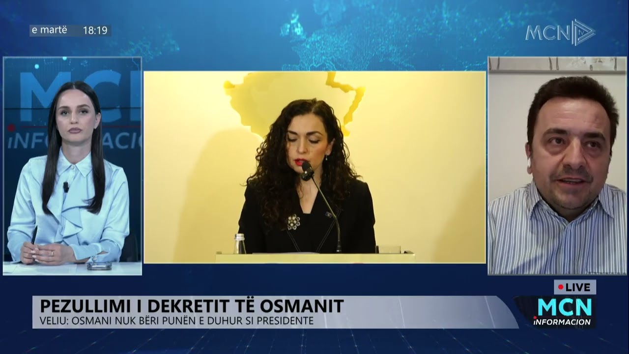 Pezullimi i dekretit të Osmanit, Veliu: Gjasat më të mëdha janë për zgjedhje të parakohshme