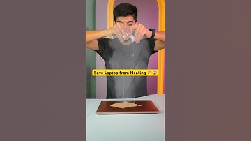 How to save your Laptop from overheating 🥵 #pctipstricks #techtips #techno #shorts