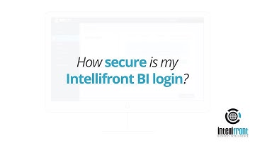 How Secure is My Intellifront BI Login?🔆
