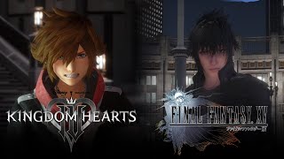 Kingdom Hearts 3 - KH4 Sora with his own moveset vs. Noctis (MOD)