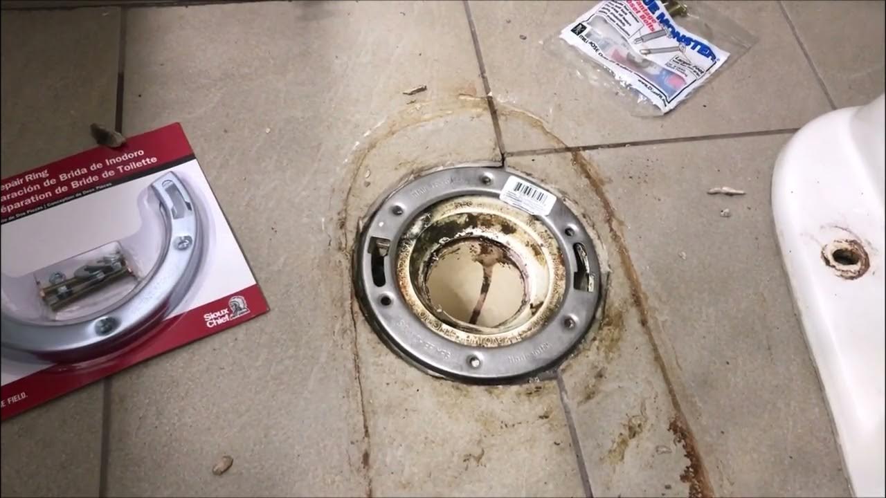 how to fix broken flange YouTube