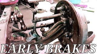 How do Mechanical brakes work? Early Ford Brakes Model A  juice hydraulic brakes traditional hotrod