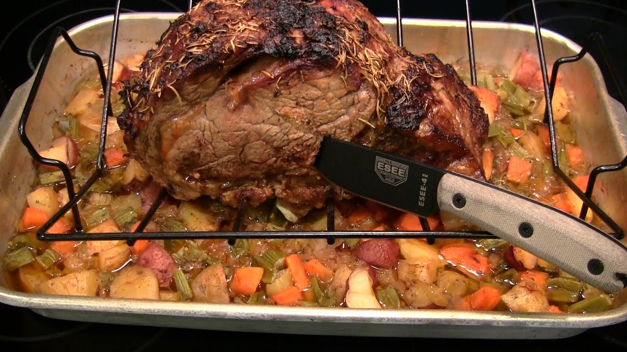 Prime Rib With Vegetable Cooked To Perfection Youtube