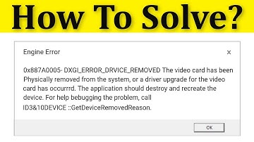 Fix DXGI Error Device Removed Error || How To Solve DXGI_ERROR_DEVICE_REMOVED Error Apex Legends