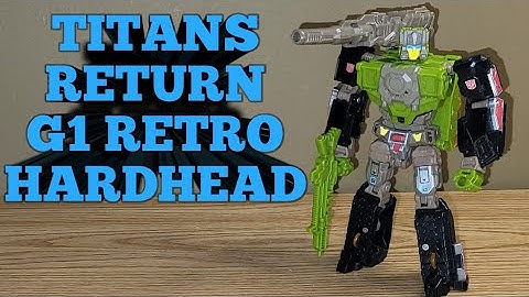 Transformers G1 Retro Titans Return Reissue HARDHEAD Review.
