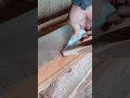 Wooden patches on holes #shorts