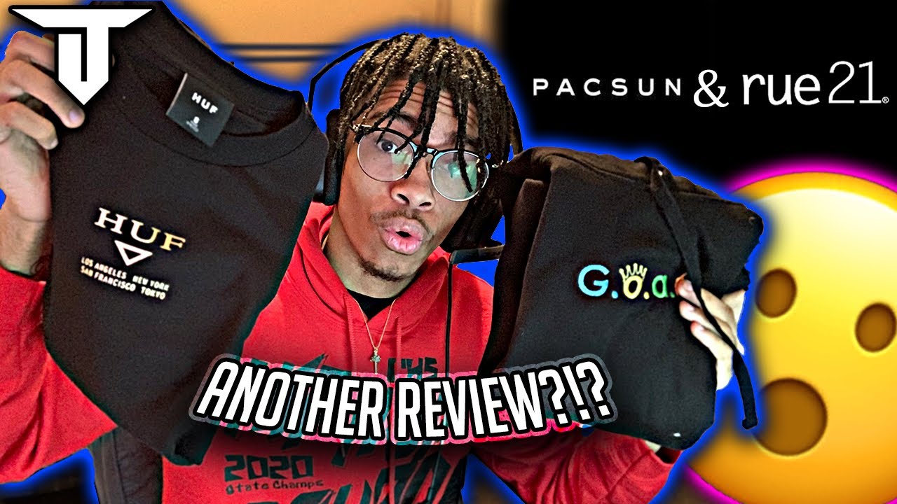 VERY SIMPLE AND DOPE MERCH ANYONE COULD AFFORD!! PacSun and Rue 21 TRY ON HAUL AND REVIEW
