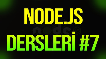 Node.js Dersleri #7 | "module.exports" ve "require" nedir, Nasıl kullanılır?