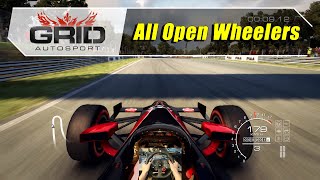 Grid Autosport (PS3) - Driving All 8 Open Wheelers - No DLCs - Wheelcam (4K@60)