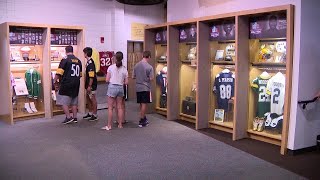 Peyton Manning's display in Pro Football Hall of Fame