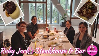 Food Vlog: Ruby Jack’s Steakhouse & Bar | Patok sa Lasa