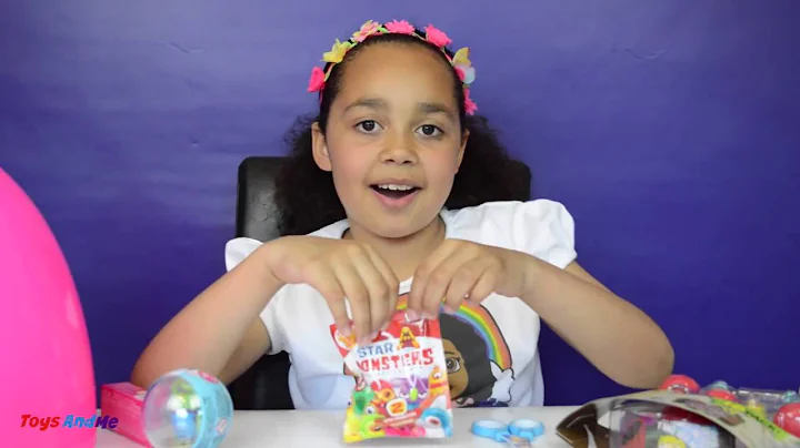 Giant Surprise Egg Opening - Blind Bags - Mashems - Star Monsters - Barbie - Toy Opening