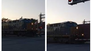 Evening Double EASTBOUND CSX Trains w/ CIN-FO Mixed Freight /NB-FO Intermodals Trains (05/11/2024)