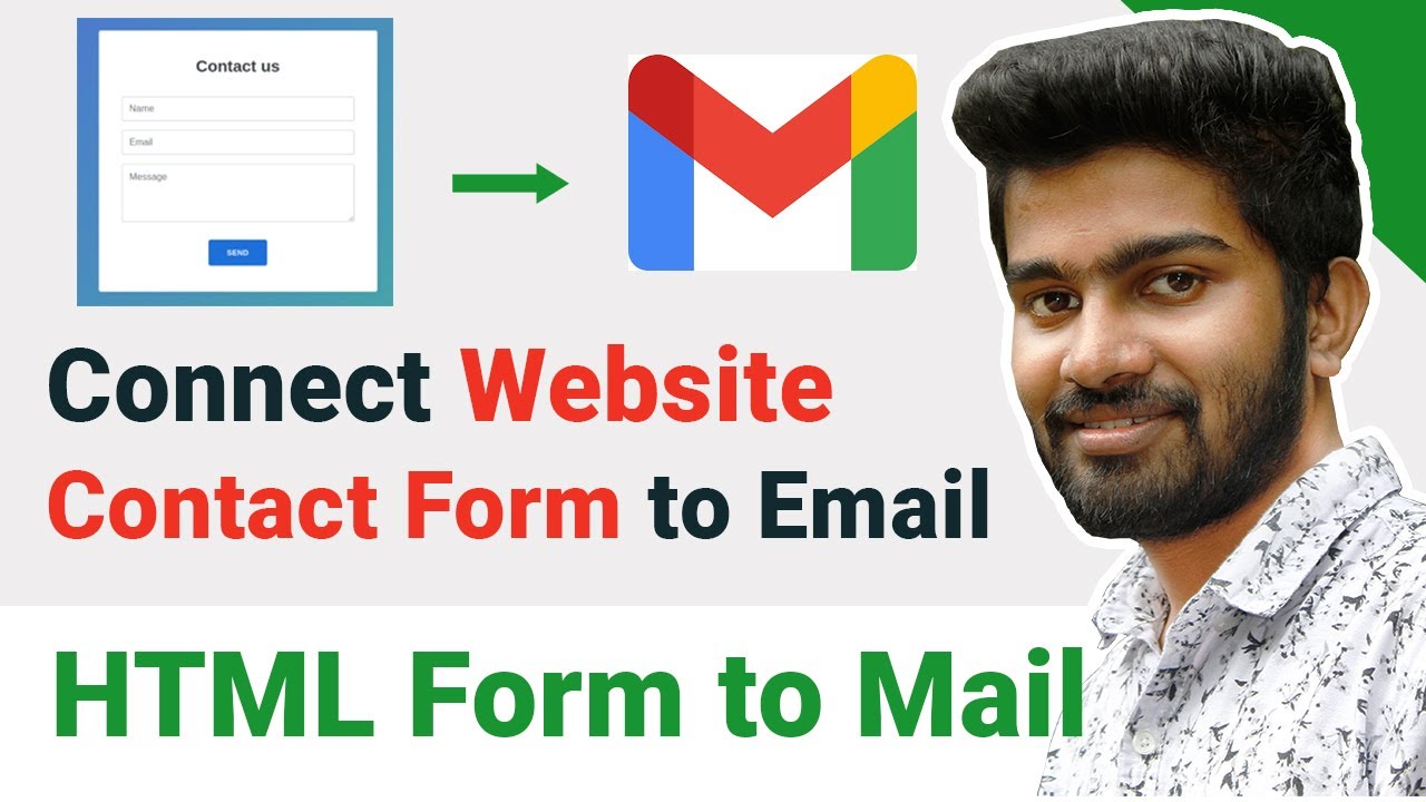 code html ส่ง email  2022  HTML Form to Mail | Contact form to email the fastest way | contact page with php mail