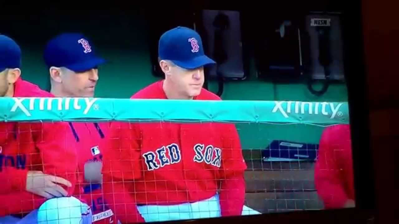 Red Sox announcer swears on TV YouTube