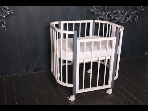 Видеоинструкция по сборке прямоугольной кроватки SooHooKids Pappy 5в1