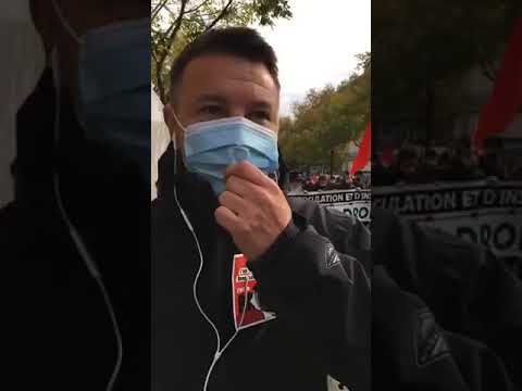 Olivier Besancenot à la marche des solidarités