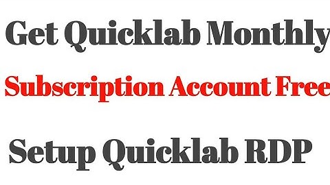 How to get Qwiklab RDP,S    Qwiklab RDP Monthly Subscription Link .Free Qwiklabs New code and link