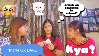 FUNNIEST TRUTH AND DARE 🤣| YE KYA PUCH LIYA 😅🤭|KHUSHI SHARMA ♥️