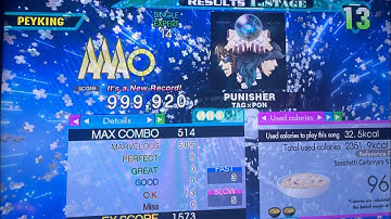 (DDR A20+) 14 SDP#56 PUNISHER (ESP-14) 999,920!!!