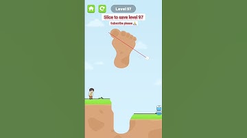 Slice to save/level 97 | funny game 2023 | new Android game 2023 #shorts #gaming #funny #trending