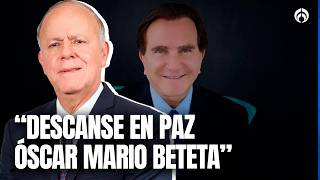 Play video: Ciro da el pésame por el fallecimiento de Oscar Mario Beteta